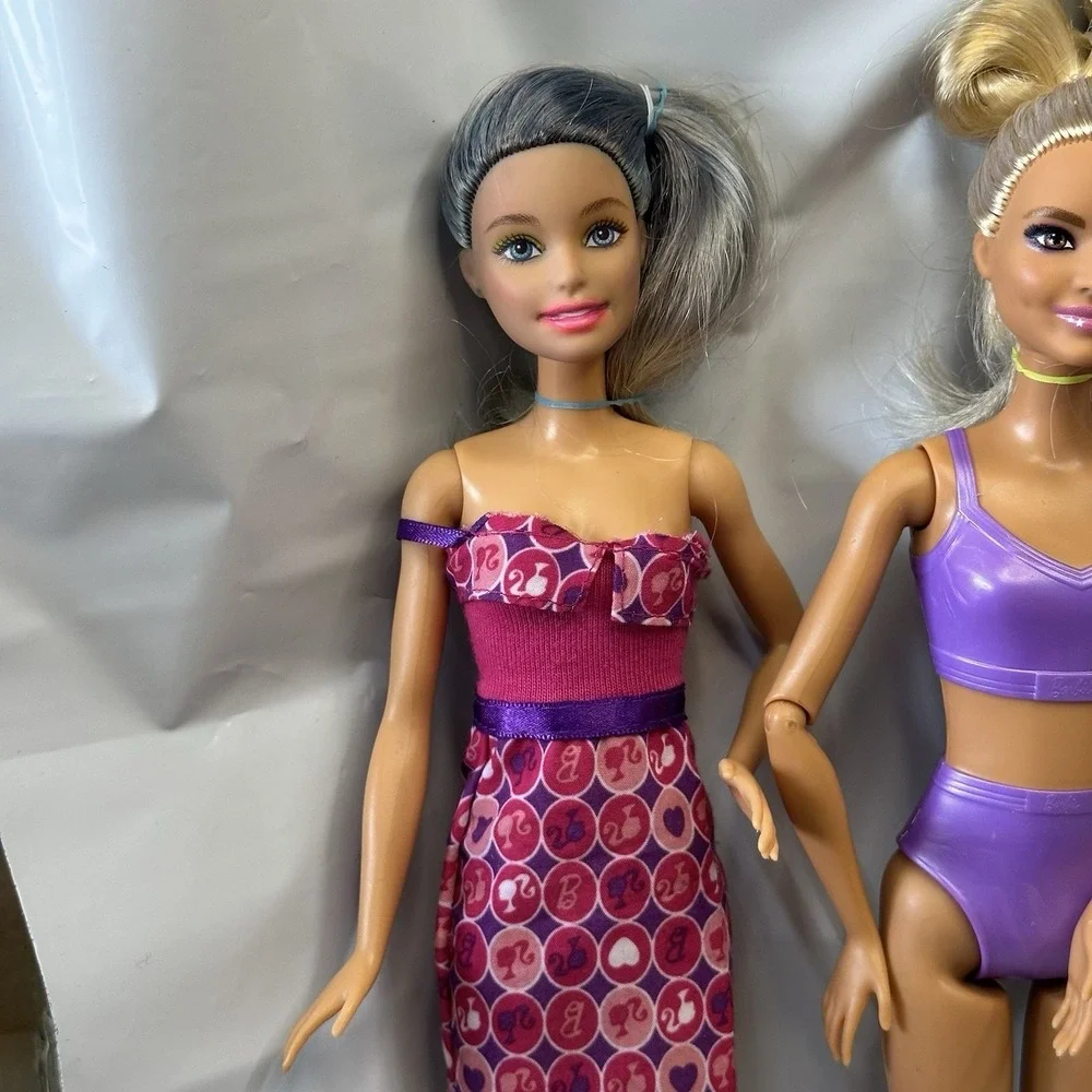 Mattel Fashion Barbie Dolls Lot of 4 2015-2018 Pink And Purple Prosthetic Leg‎